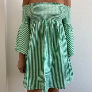 Zara striped dress cover-up